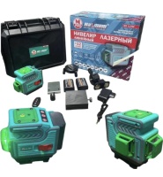 уровень лазерный самовыравнивающийся,12 линий, зеленый луч, «maximum» (2801) оптом
