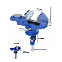 поворотные слесарные тиски 80 мм, «maximum» (2875) оптом